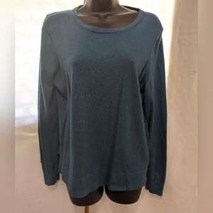 Boden Teal Long Sleeve Sweater